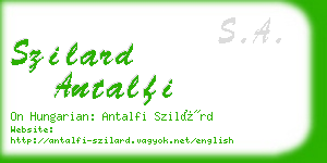 szilard antalfi business card